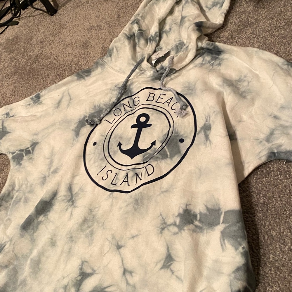 Tye dye LBI hoodie